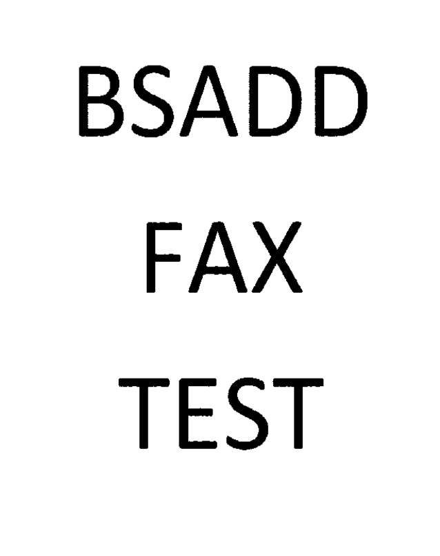 Fax page