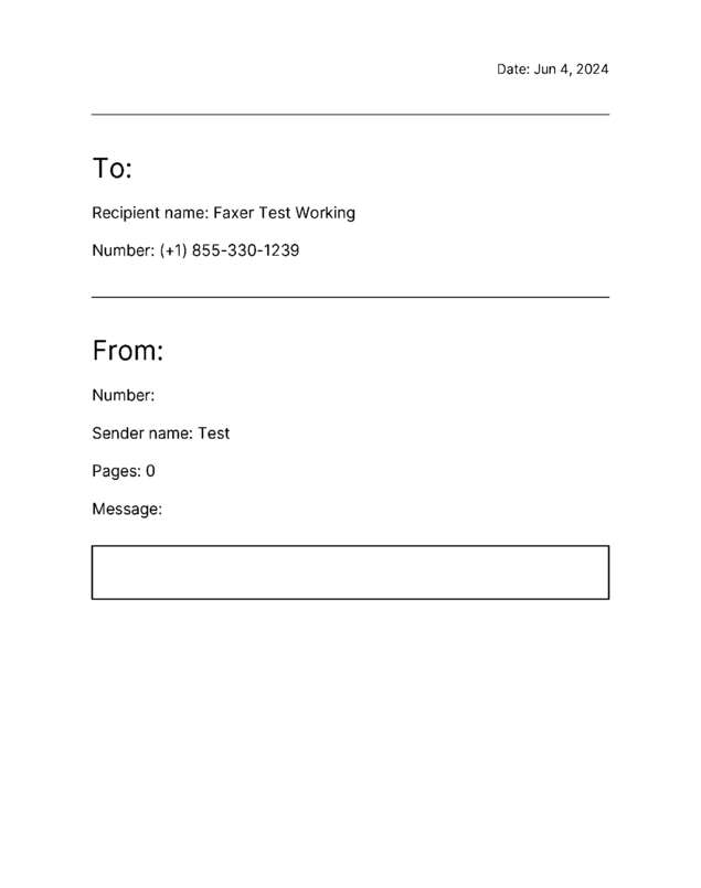 fax page