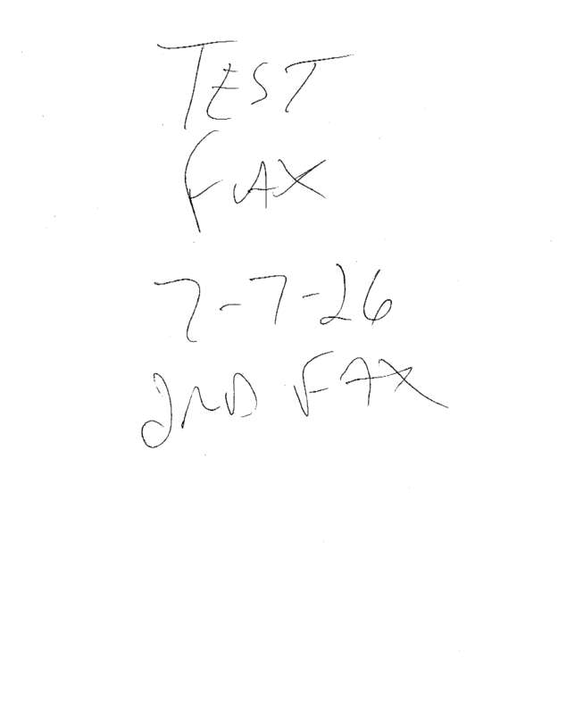 fax page