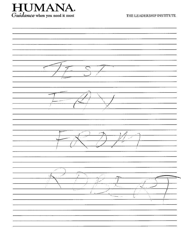 Fax page