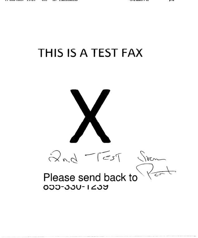 fax page
