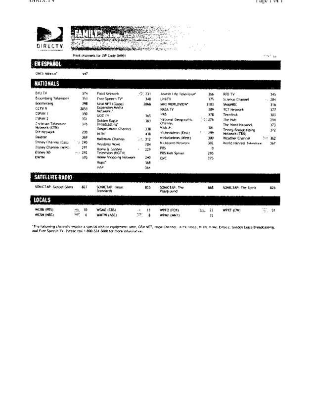 Fax page