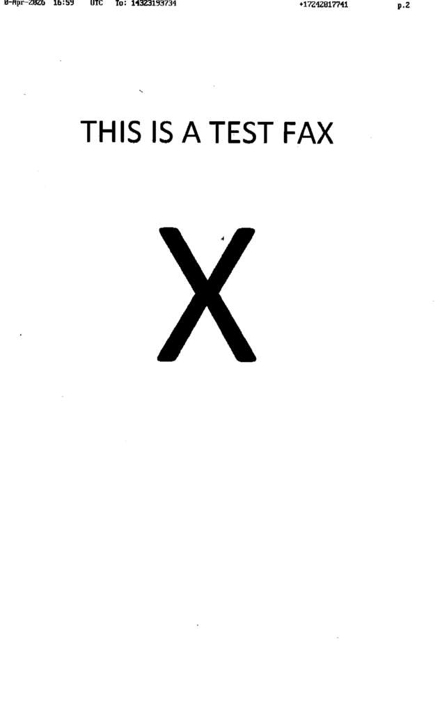 fax page