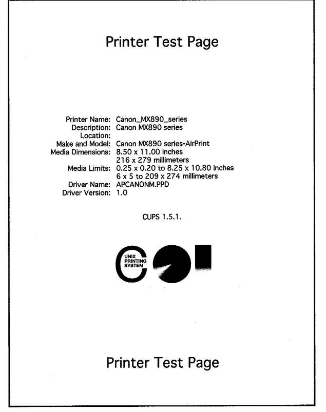 Fax page