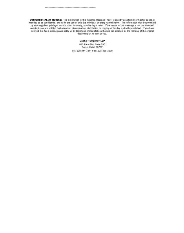 Fax page