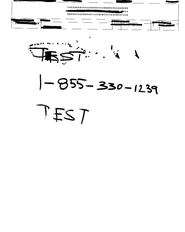 Fax page