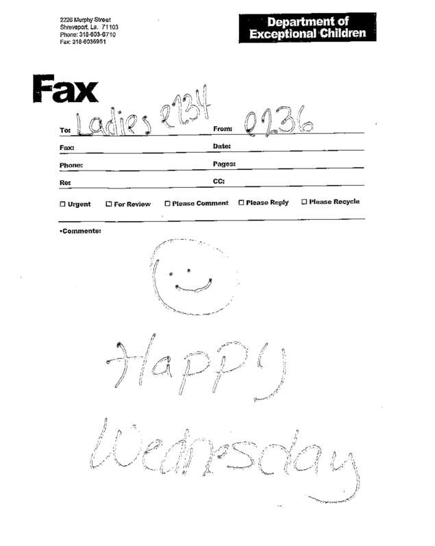 Fax page