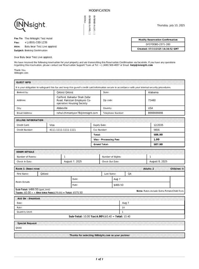 fax page