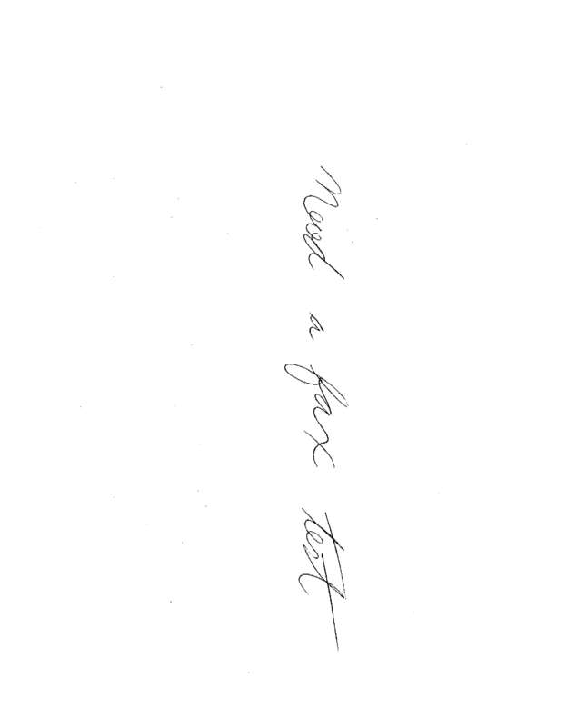 Fax page