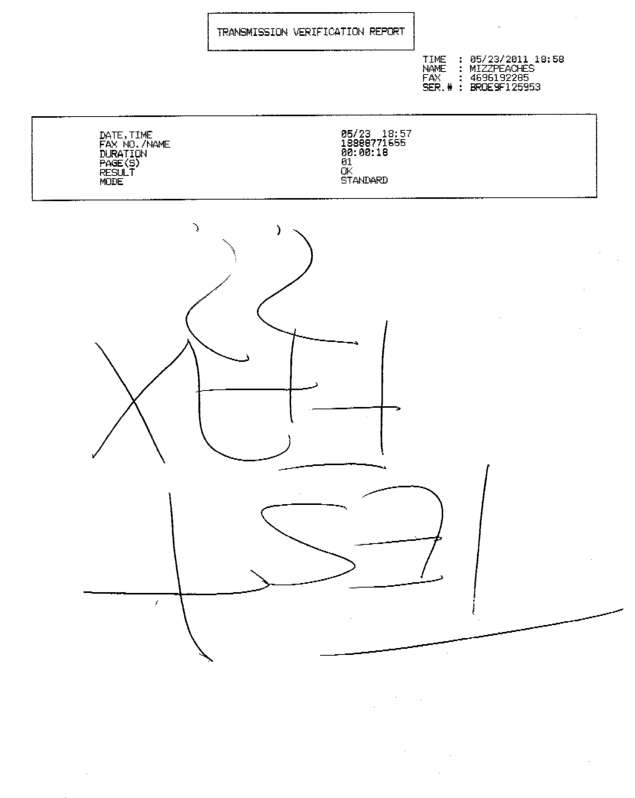 Fax page