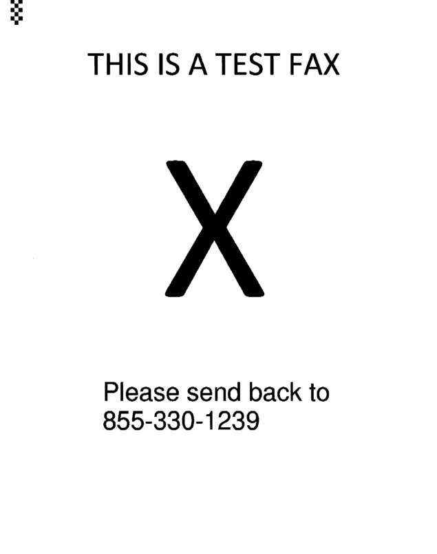 fax page