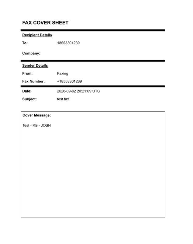 fax page