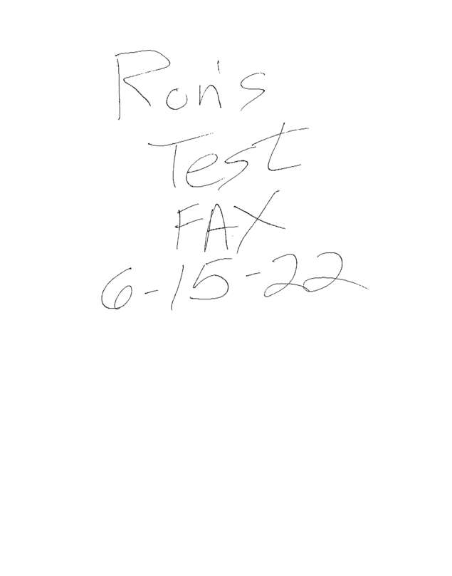 Fax page