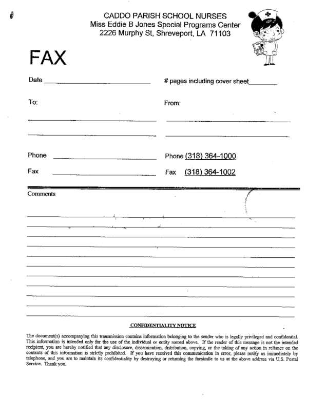 Fax page