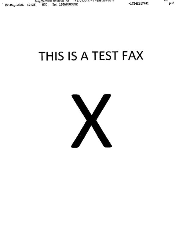 fax page