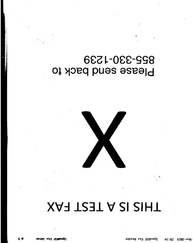 fax page