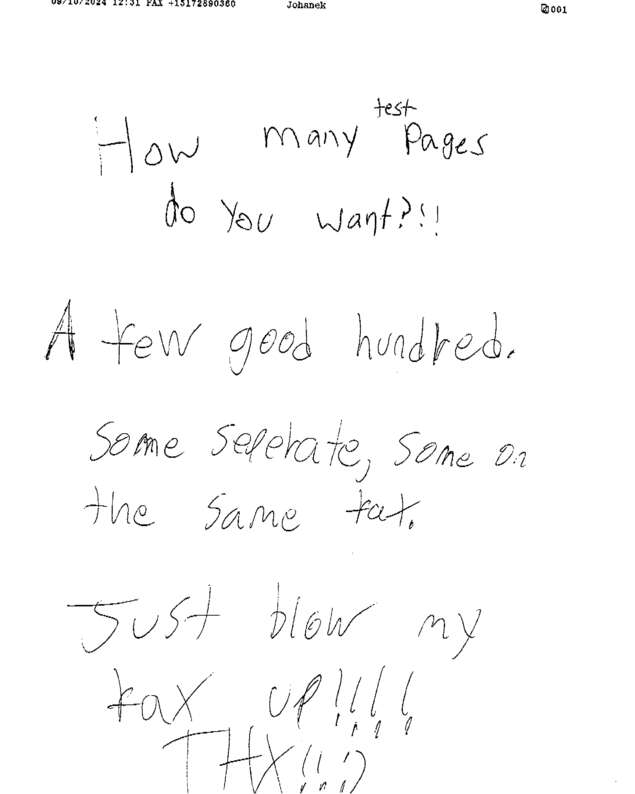fax page