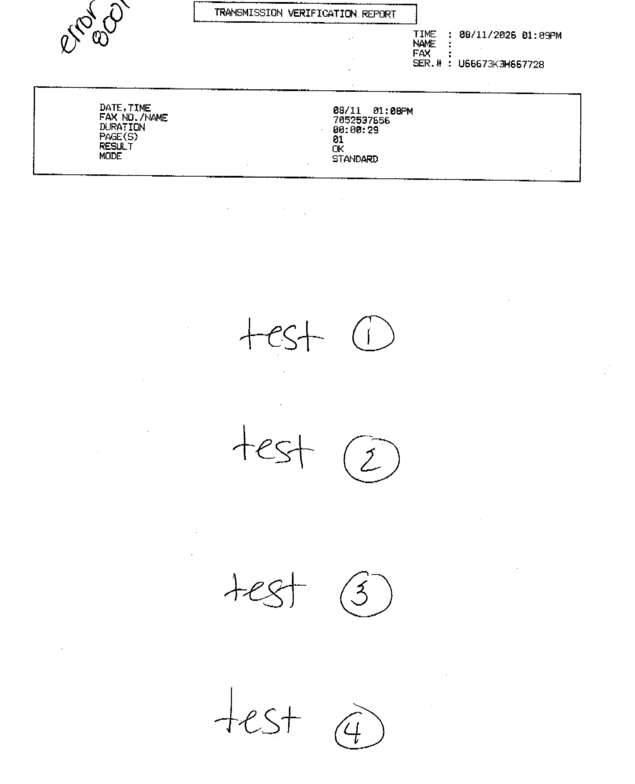 fax page
