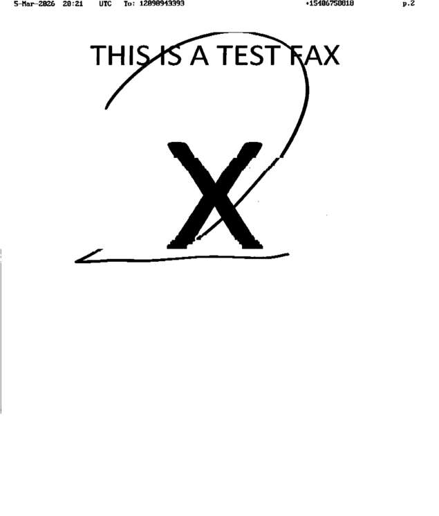 fax page