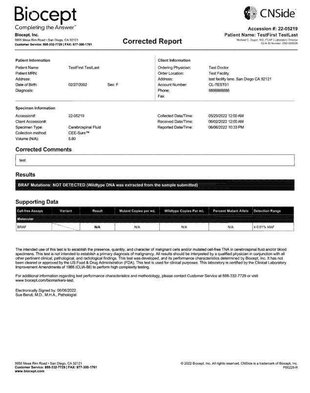Fax page