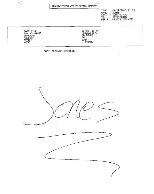 Fax page