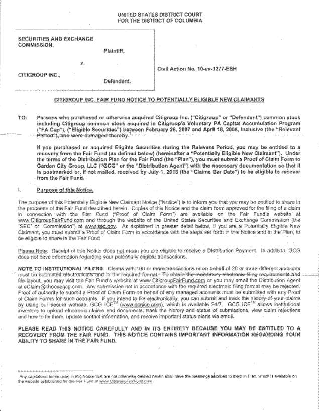 Fax page