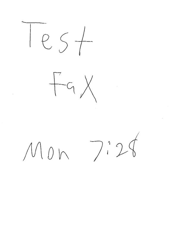 fax page
