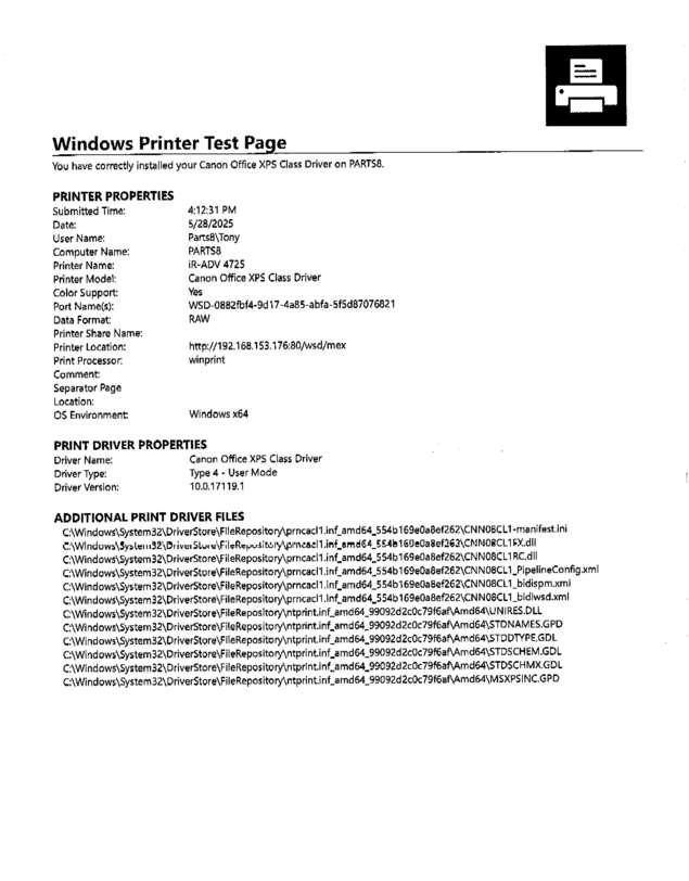 fax page