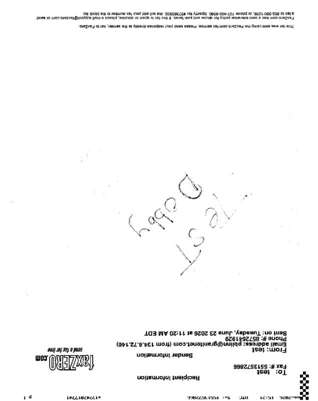 fax page