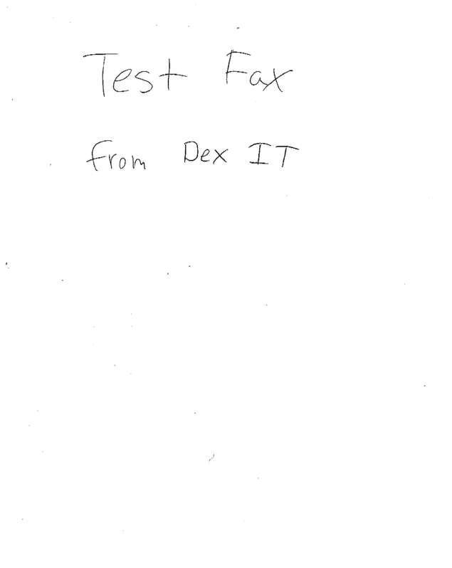 fax page