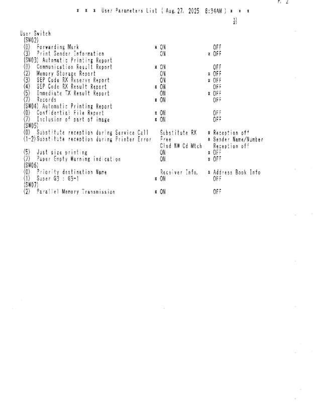 fax page