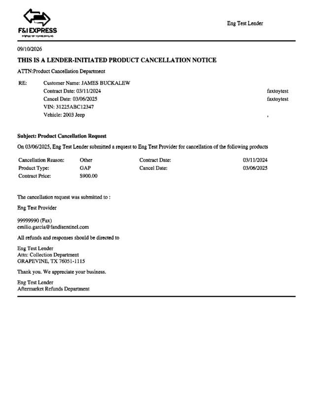 fax page
