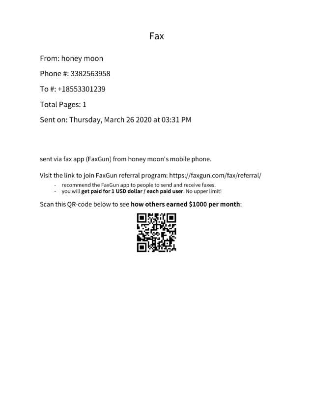 fax page