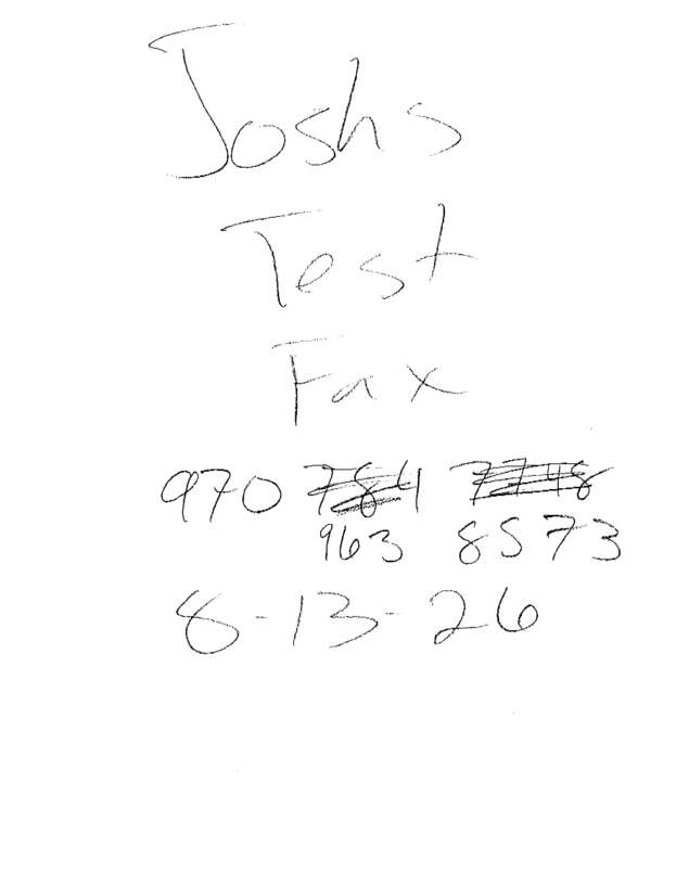 fax page