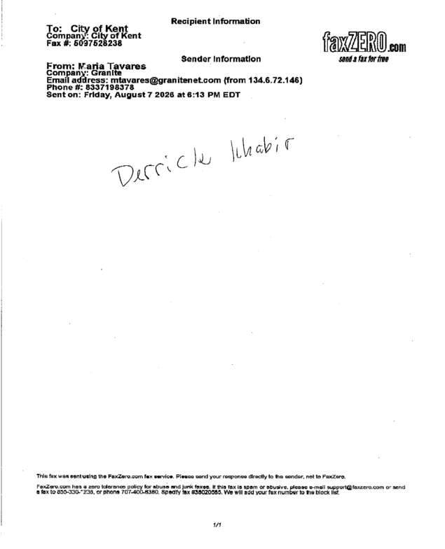 fax page