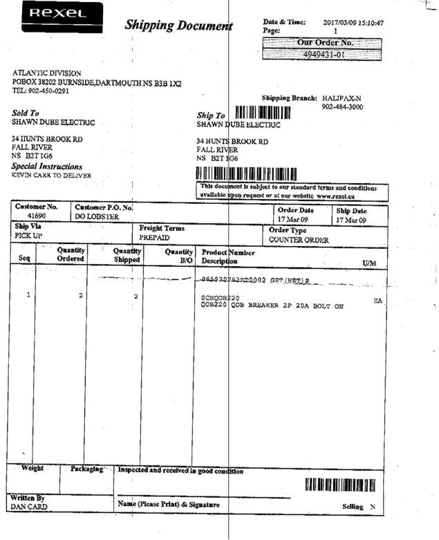 Fax page