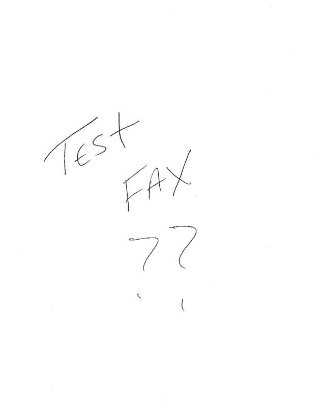 Fax page
