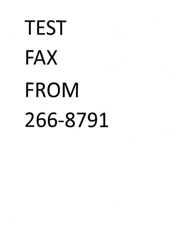 fax page