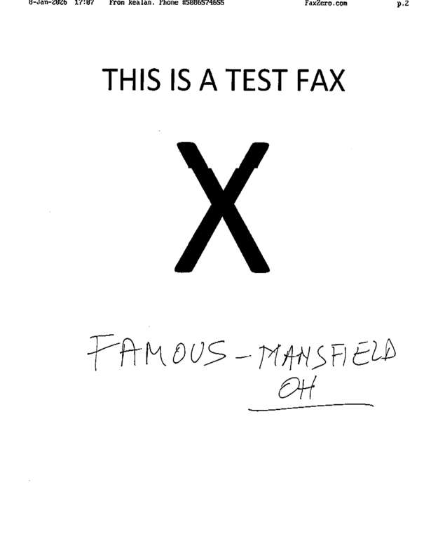 fax page