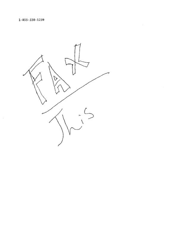 Fax page
