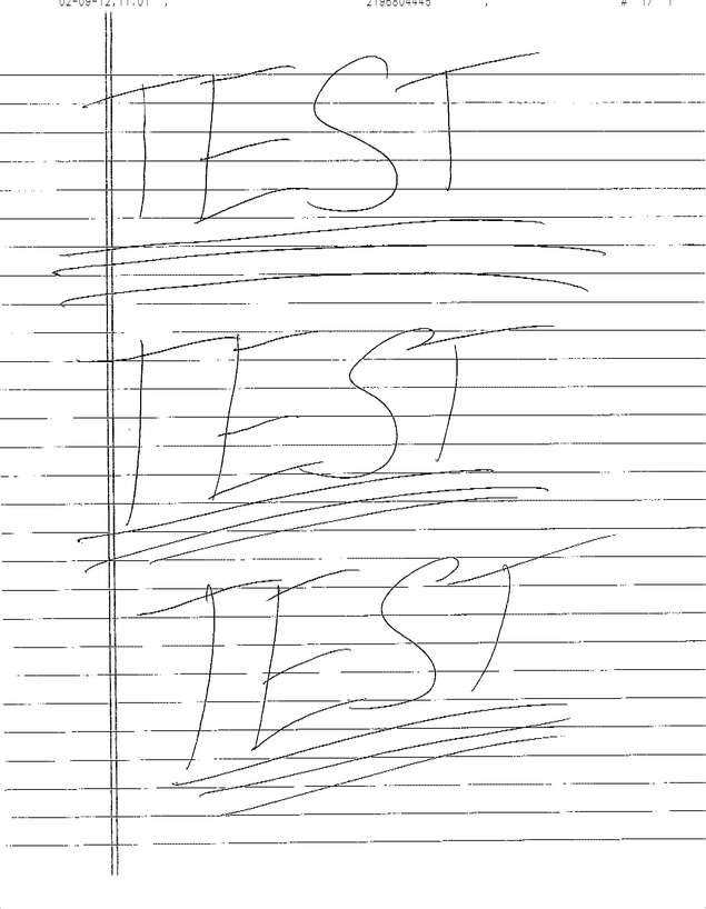 Fax page