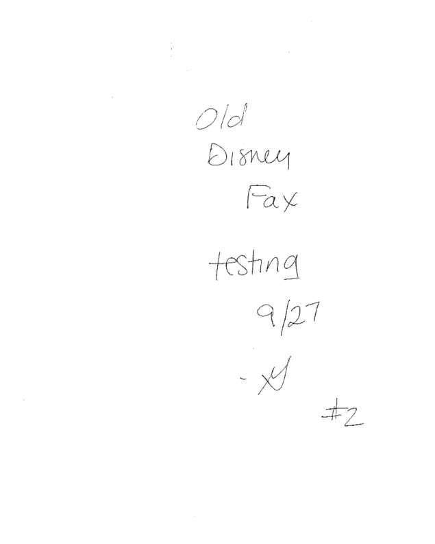 Fax page