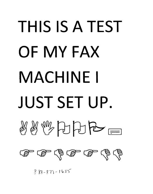 fax page