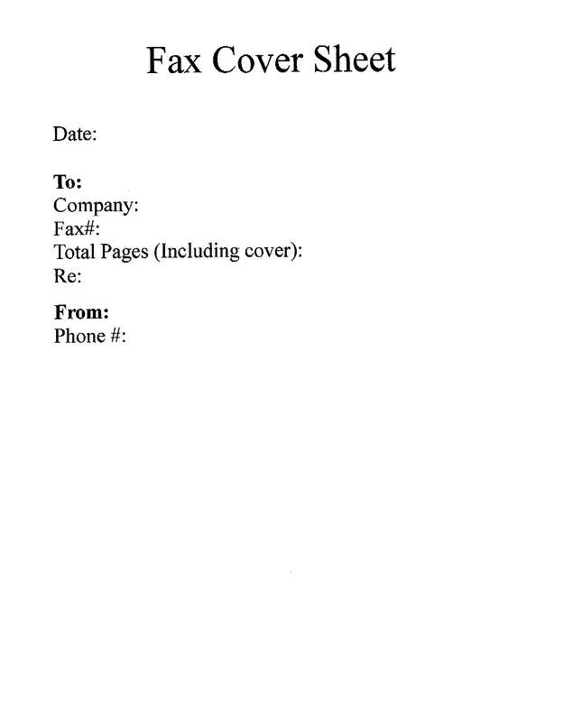 Fax page