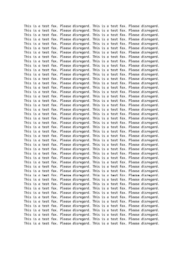 fax page
