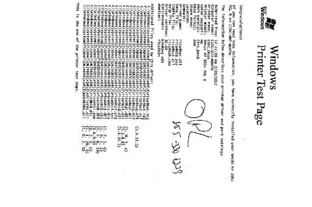 Fax page