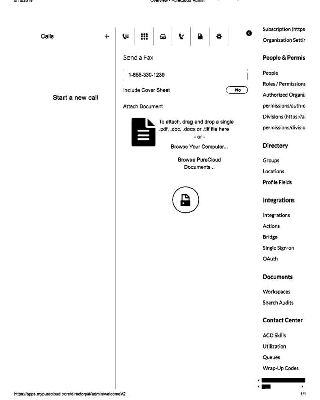 fax page