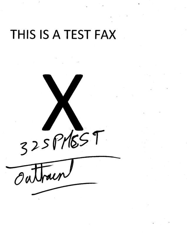 fax page