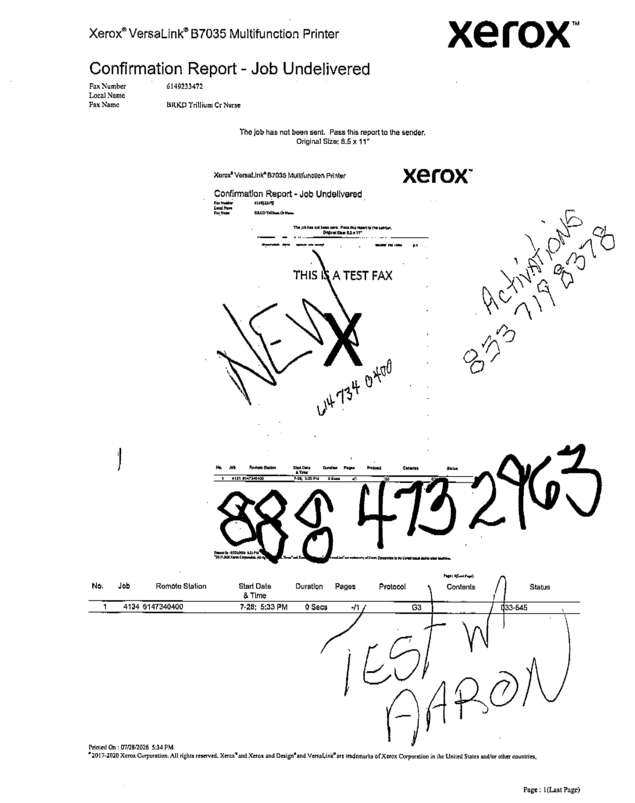 fax page