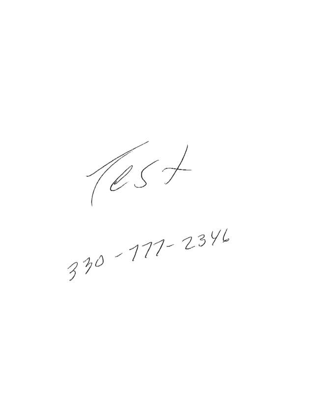 Fax page